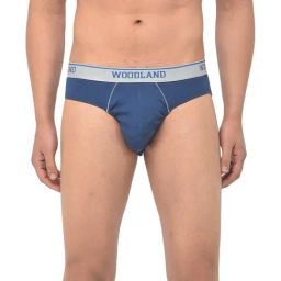 Woodland Navy Solid Briefs-image-57