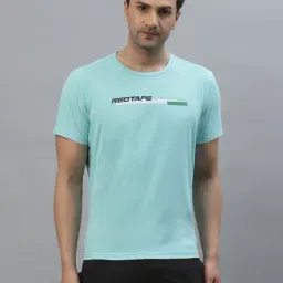 Red Tape Aqua Round Neck Sports T-Shirt-image-93
