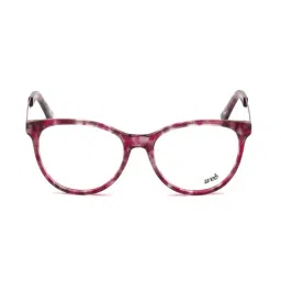 WEB EYEWEAR Pink Full Rim Oval Frame Designed in Italy-34