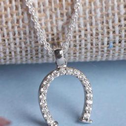 Clara 92.5 Sterling Silver Magnet Pendant with Chain for Women-image-81