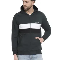 Kalt Dark Green Full Sleeves Hooded Sweatshirt-picture-17