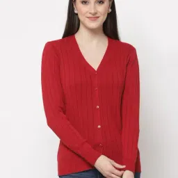 Club York Red Striped Cardigan-18