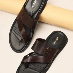 Regal Men's Comfort Brown Toe Ring Sandals-picture-13