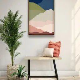The Art House Abstract Multicolor Canvas Painting-9