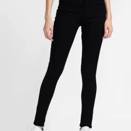 Spykar Black Cotton Skinny fit Jeans-image-30