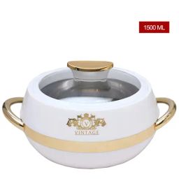Jaypee Plus Vintage White Casserole Set With Glass Lid For Serving, Biryani, Gravy Dishes-29