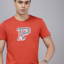 U.S. Polo Assn. Denim Co. Brand Logo Printed Pure Cotton T-shirt-picture-25