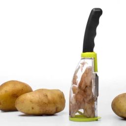 Wonderchef Smart Multifunctional Peeler with Stainless Steel Blade (Black & Green)-image-17