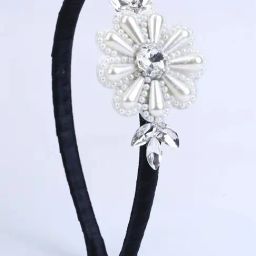 Choko Off White Floral Hair Bands-picture-29