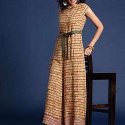 Taavi Pure Cotton Printed Basic Jumpsuit-image-56