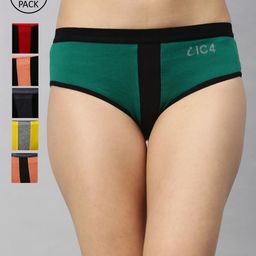IC4 Women Pack of 6 Assored Briefs 01005P6-image-19