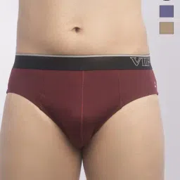Vip Assorted Cotton Skinny Fit Briefs - Pack Of 2-image-86