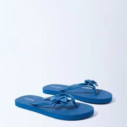 LUNA BLU by Westside Blue Bow-Detailed Flip-Flop-image-47