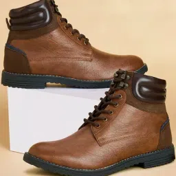 Byford by Pantaloons Men's Tan Casual Boots-picture-14