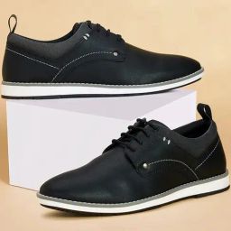 Byford by Pantaloons Men's Black Derby Shoes-picture-12