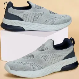 Ajile by Pantaloons Men's Grey Walking Shoes-image-5