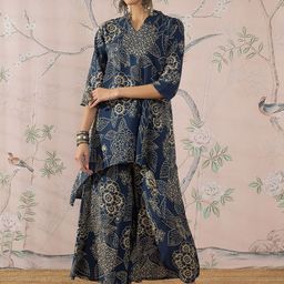 InWeave Women Floral Printed Kurta with Palazzo-49