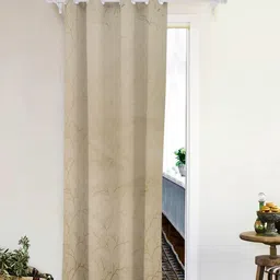 THE CONVERSION Cream-Coloured Room Darkening Long Door Curtain-image-22