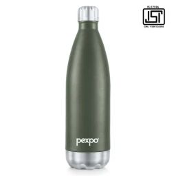 Pexpo Military Green Stainless Steel Electro Vacuum Insulated Water Bottle (1000ml)-46