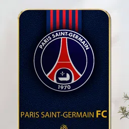 SAF Navy Blue & Red Saint-Germain FC Printed Wall Art-image-4