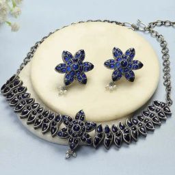 Biba Blue Brass Set for Women-44