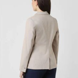 Van Heusen Beige Self Pattern Blazer image 2