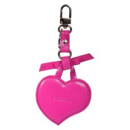 Sassora Pink Genuine Leather Heart Shape Small Key Case-image-58