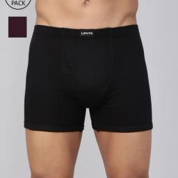 Levi's Assorted Cotton Solid Trunks Pack of 2-picture-12