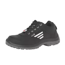 Acme Triton Steel Safety Shoes PU Sole Low Ankle Black Nubuck Finish Microfiber Size UK 9-image-26