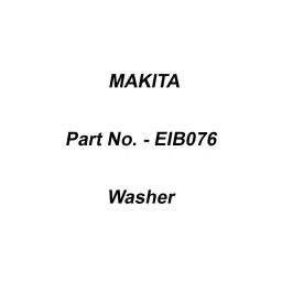 Makita Washer for HB500, Part No EIB076-30