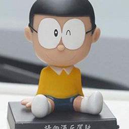 AUGEN Yellow & White Nobita Figure Bobblehead-29