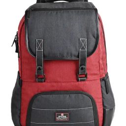Swiss Military Red & Black Backpack - 21 Ltrs-11