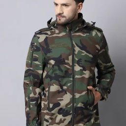 Mountmiller Khaki Regular Fit Printed Jackets-picture-20