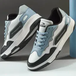 Duke Men's Urban Wave Colourblocked White & Blue Casual Sneakers-image-43