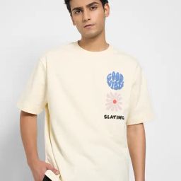 People by Pantaloons Cream Graphic T-Shirt-image-32