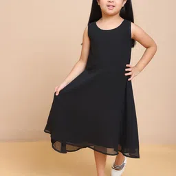 thkgrlz Georgette A-Line Midi Dress-image-70