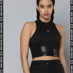 HRX by Hrithik Roshan Women Black Racerback Antimicrobial Rapid-Dry Bra HR_SS22-picture-25