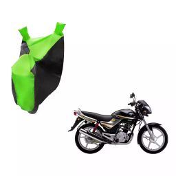 Auto Pearl Waterproof Two Wheeler Cover For Yamaha Libero G5 (Green & Black)-image-79
