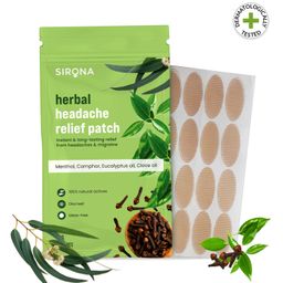 SIRONA Herbal Headaches & Migraine Pain Relief Patches - 16 Patches-image-33