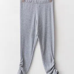 LC Waikiki Solid  Leggings - Grey Melange-picture-7