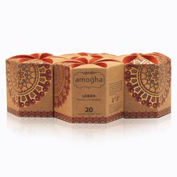 Amogha Incense Cone In A Hexa Krafted Box - Fragrance Loban-22
