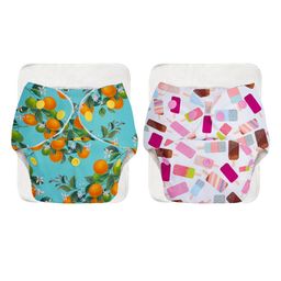 SuperBottoms BASIC Pack of 2 Freesize Adjustable, Washable and Reusable Cloth Diaper for babies 0-3 Years One Size Adjustable Diapers (Pack of 2 diapers+ 2 inserts)-7