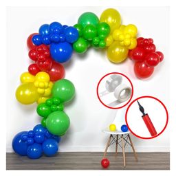 Bubble Trouble SHOP Multi Color Balloons Arch Making Decoration Kit of 103 Pieces-image-8