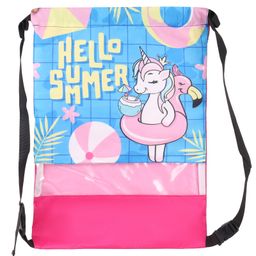 Echo Boomers HelloSummer Print Drawstring Bag  Water-Resistant, Adjustable Straps, Spacious Main Compartment-image-78