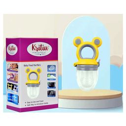 Kritiu Fruit & Food Nibbler Easy Grip - Yellow & Grey-15