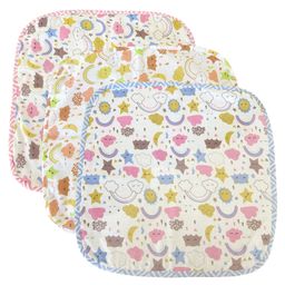 Trance Home Linen Pure Cotton 3-Layered Multipurpose Baby Burp Cloth | Baby Receiving Cloth | Skin-friendly Reusable | Cotton Baby Burping Towel (Pack of 3, 40x40 cm, Stars & Clouds)-image-80