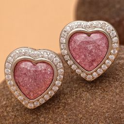 Pissara By Sukkhi Attractive 925 Sterling Silver Cubic Zirconia Stud Earrings|Authenticity Certificate, 925 Stamp-image-5