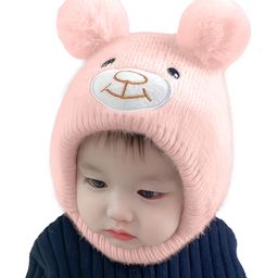 SYGA Wool Knitted Cap - Pink-26