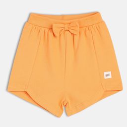 MINI KLUB Cotton Knit Bow Applique Detailed Shorts - Orange-image-35
