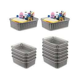 Aura Grey 12 Pieces Multi-Utility Organisers-53